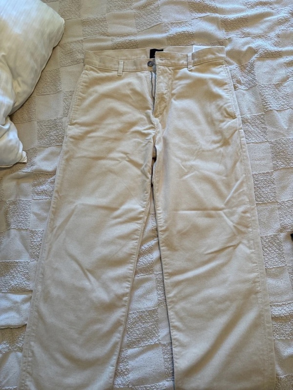 HM Men's Beige Corduroy Pants